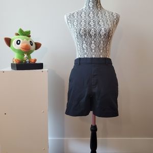 Black Garterized Shorts